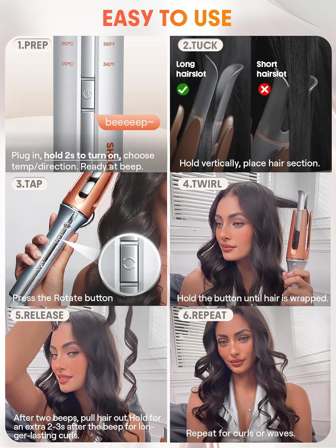Automatic Hair Curling Iron - RAS online hub