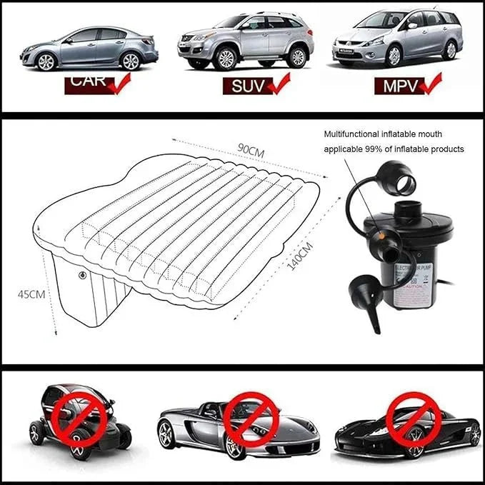 Car Air Mattress with Air Pump - RAS online hub