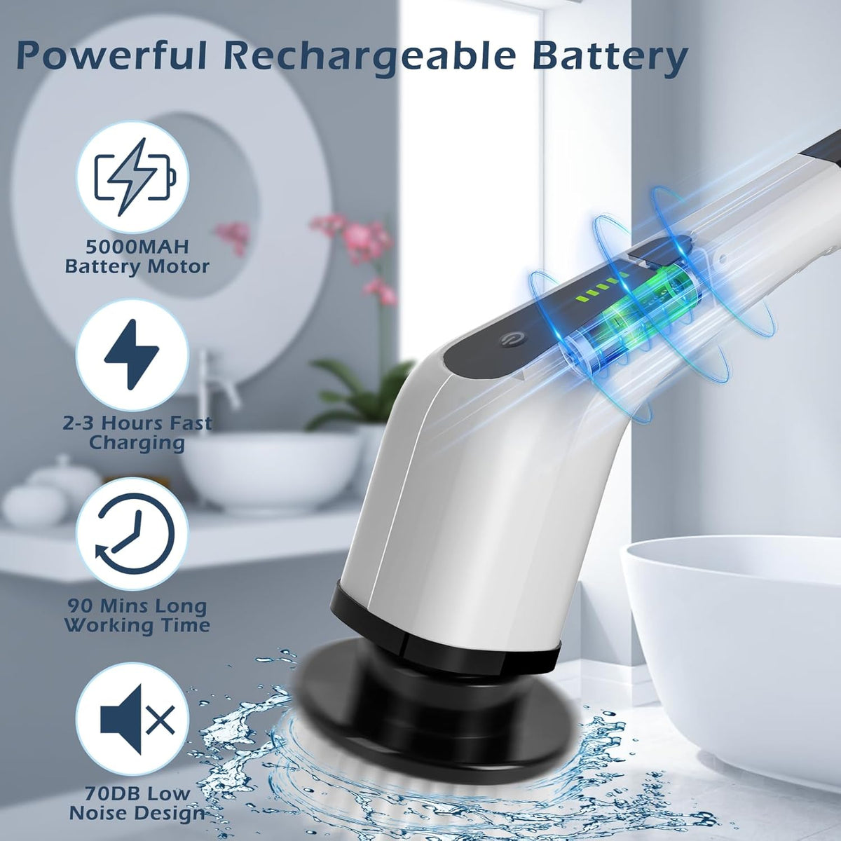 Cordless Electric Spin Scrubber - RAS online hub