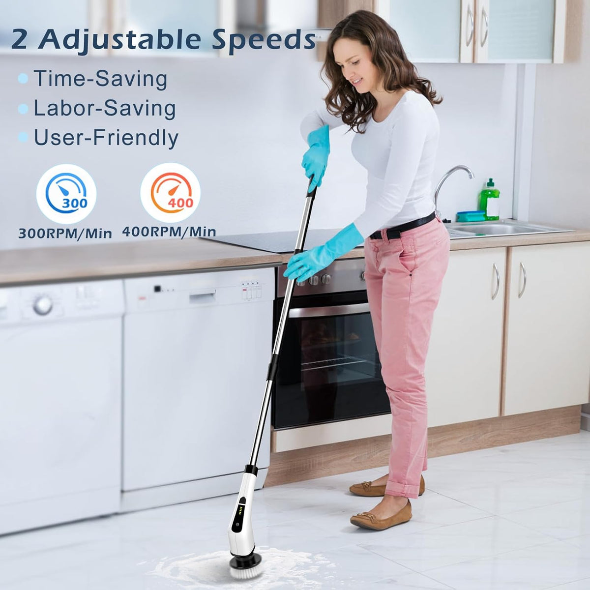Cordless Electric Spin Scrubber - RAS online hub
