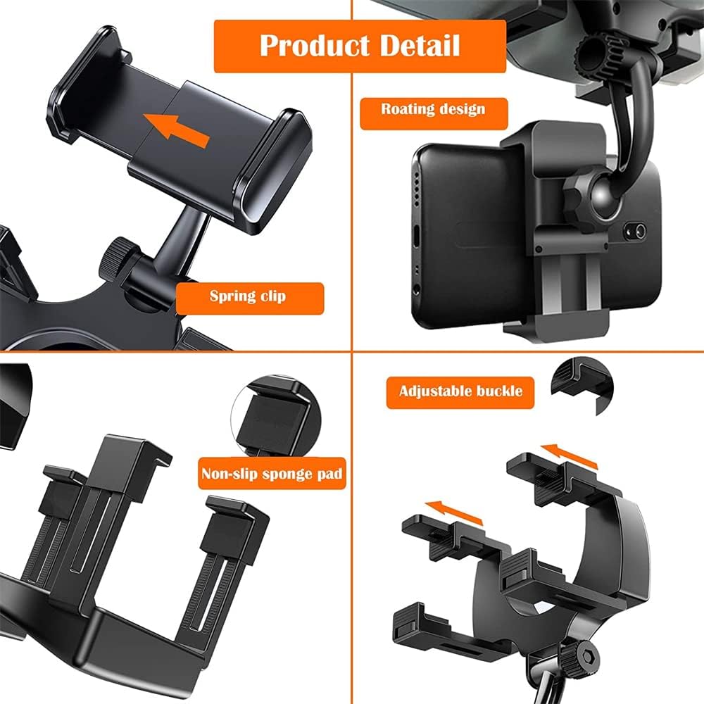 Rear View Mirror Car Phone Holder - RAS online hub