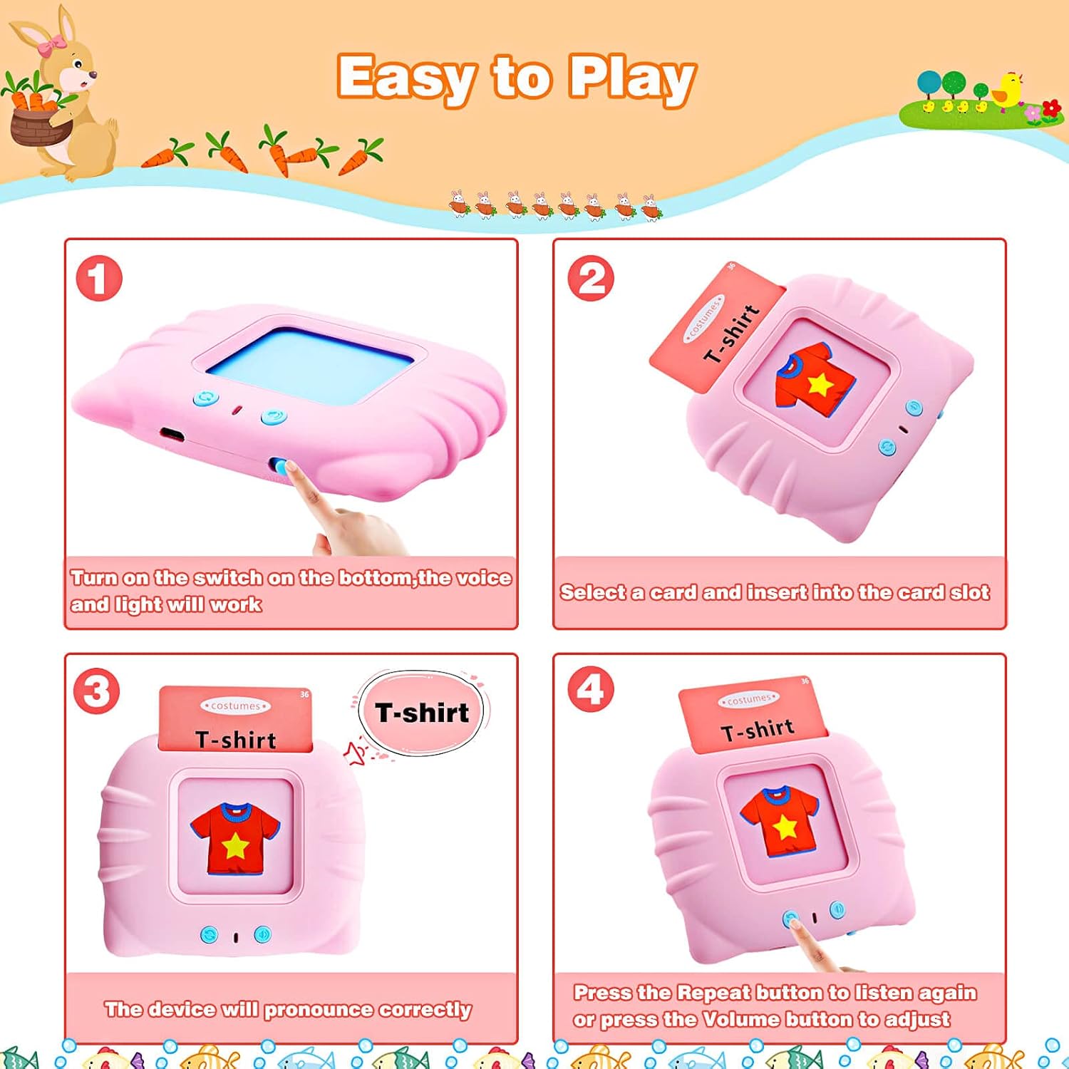 Talking Flash Cards Learning Toys - RAS online hub