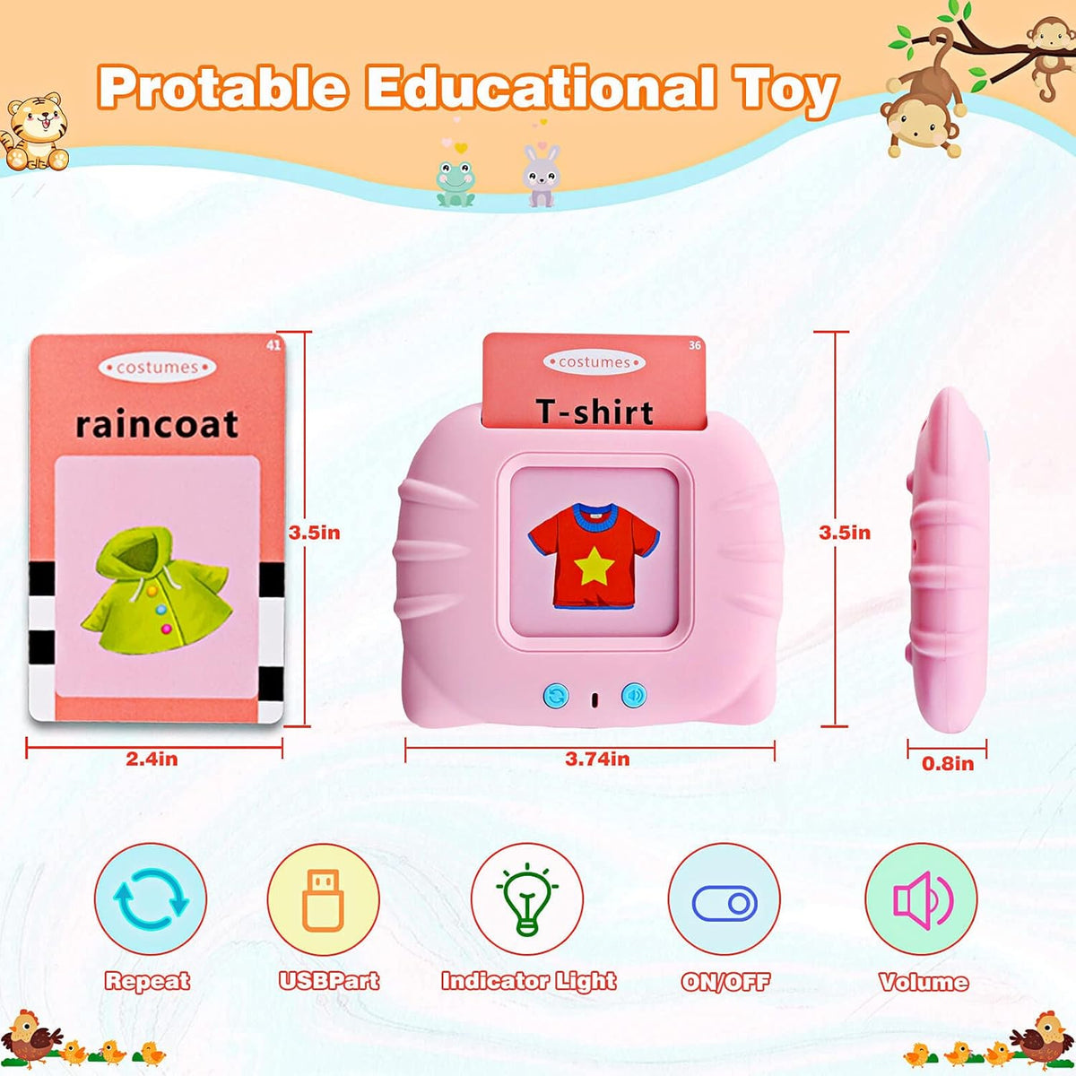 Talking Flash Cards Learning Toys - RAS online hub