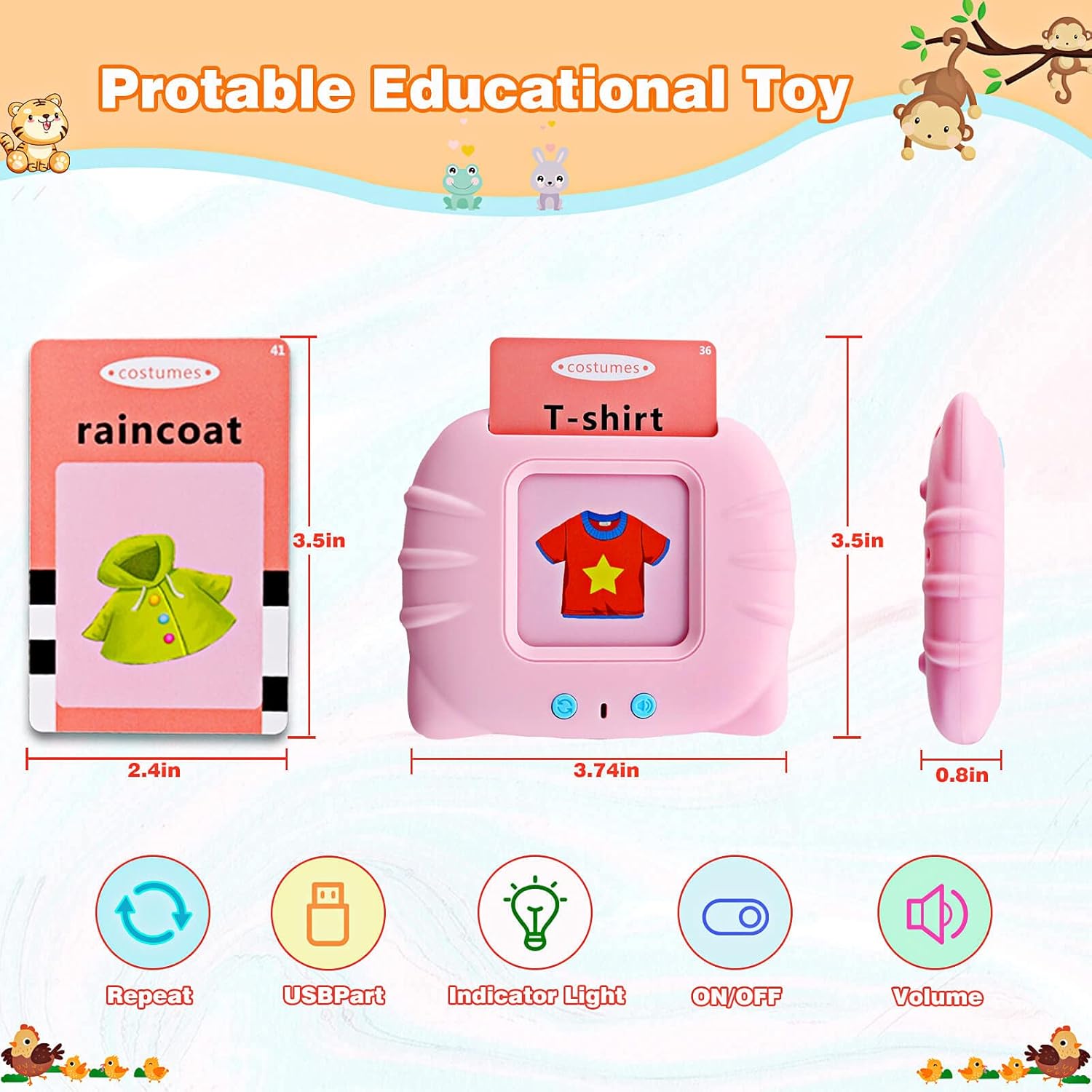 Talking Flash Cards Learning Toys - RAS online hub