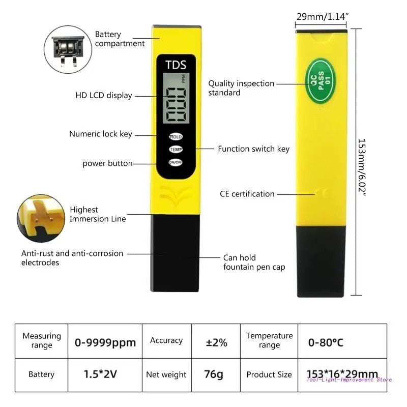 TDS Meter Water Quality Tester - RAS online hub